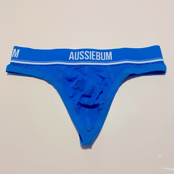 MAussiebum Mens Victory Thong - Blue - Size S - Picture 2 of 4
